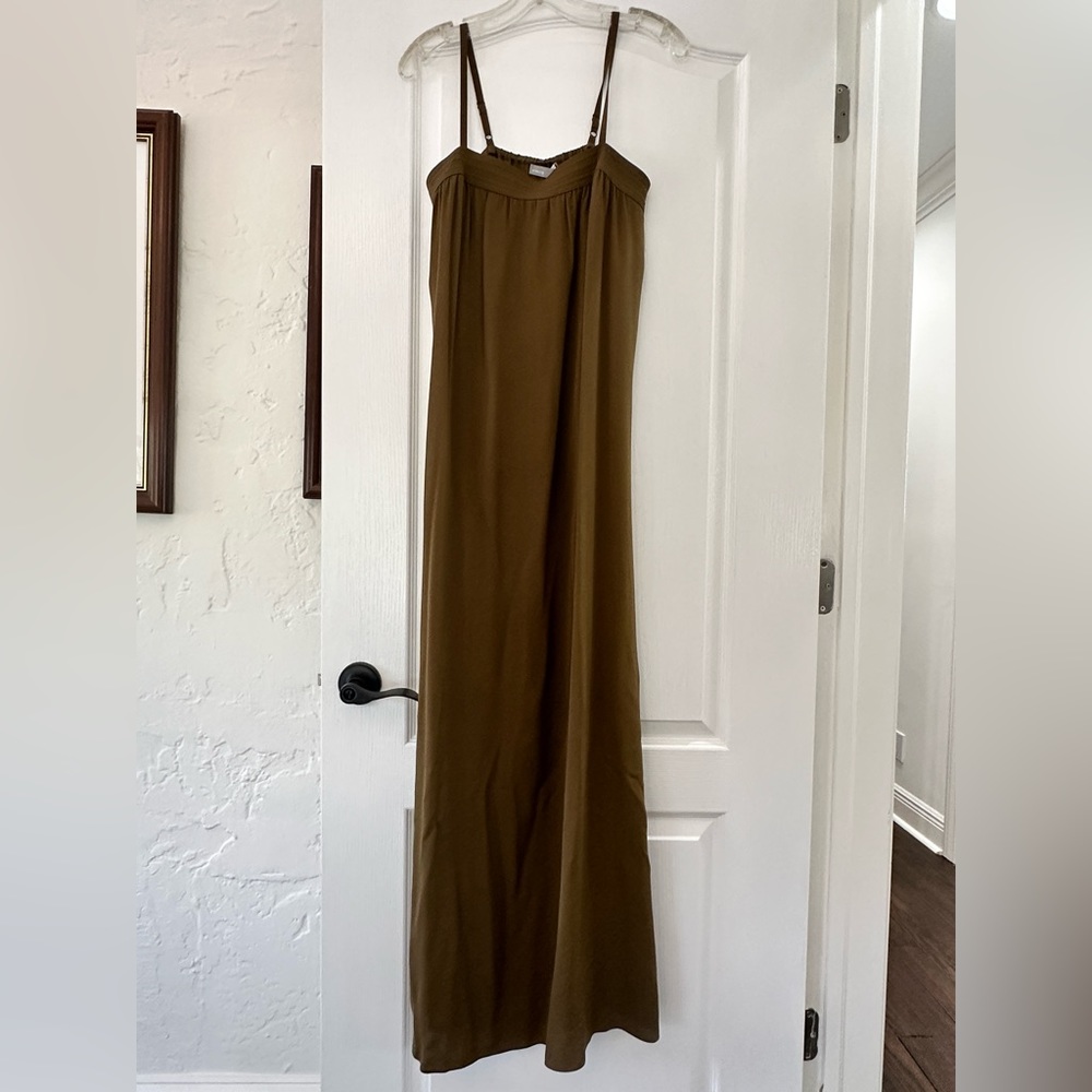 Vince silk maxi dress
